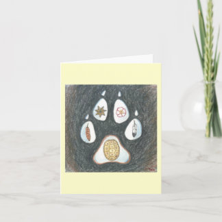 Native Wolftrack notecard