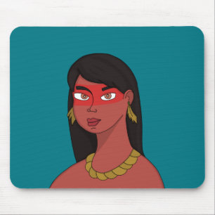 Native Woman Mouse Mat