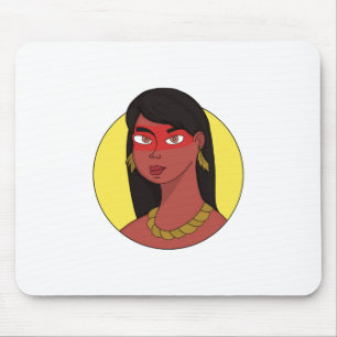 Native Woman Mouse Mat