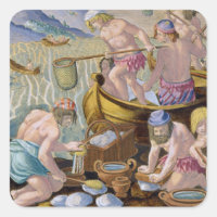 Natives Fishing for Giant Clams on the Indus, plat