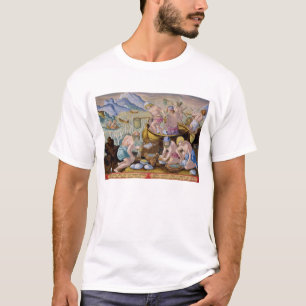 Natives Fishing for Giant Clams on the Indus, plat T-Shirt