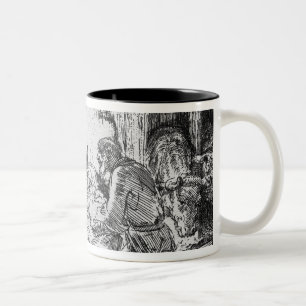 Nativity, 1654 Two-Tone coffee mug