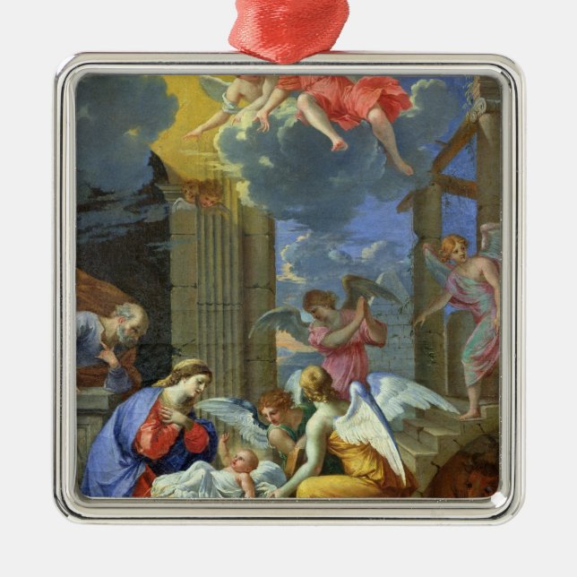 Nativity, 1667 metal tree decoration (Front)