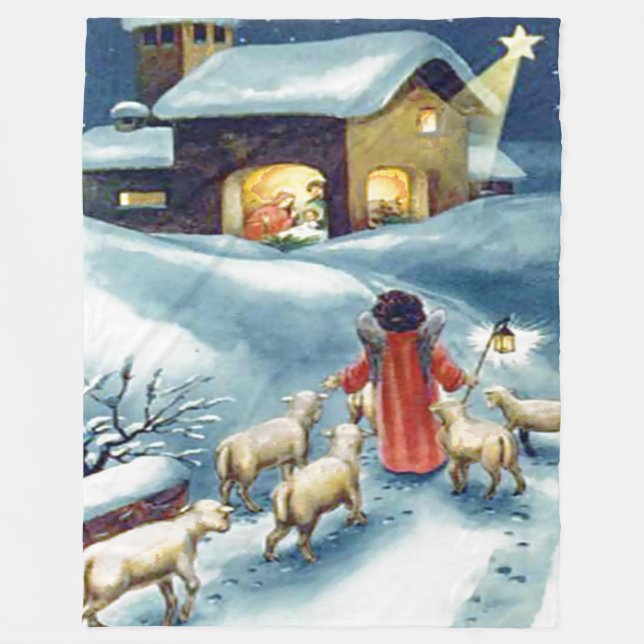NATIVITY 3 FLEECE BLANKET (Front)