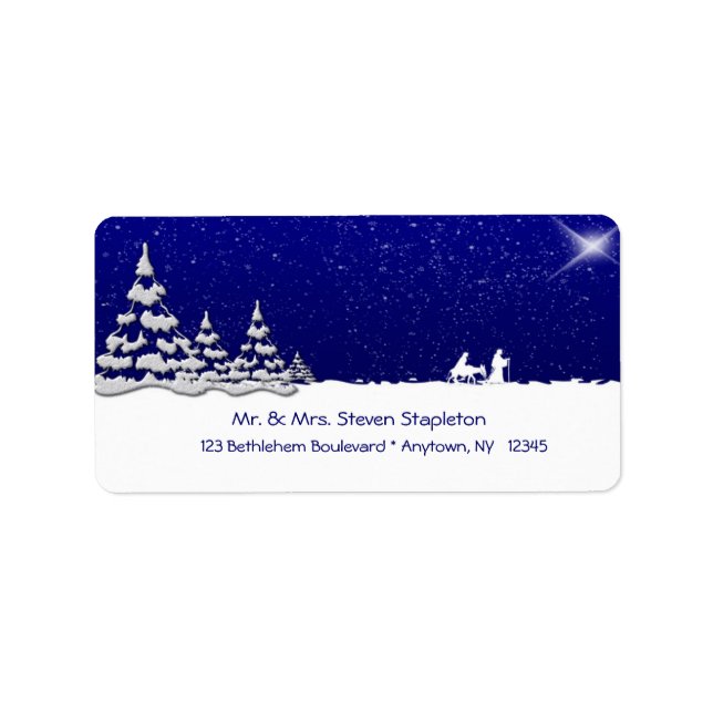 Nativity Address Label (Front)