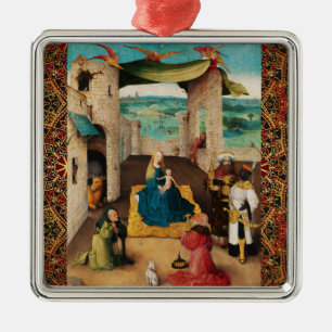 NATIVITY,ADORATION OF MAGI by BOSCH Christmas Metal Tree Decoration