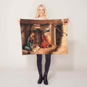 Nativity - Agabiti Fleece Blanket