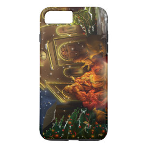 Nativity and Church - The Birth of Christ iPhone 8 Plus/7 Plus Case