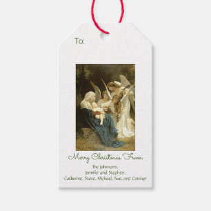 Nativity Baby Jesus Mary Angels Manger Christmas Gift Tags