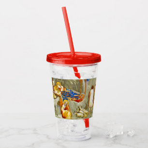 Nativity Birth of Jesus Acrylic Tumbler