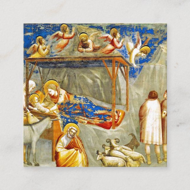 Nativity Birth of Jesus  Enclosure Card (Front)