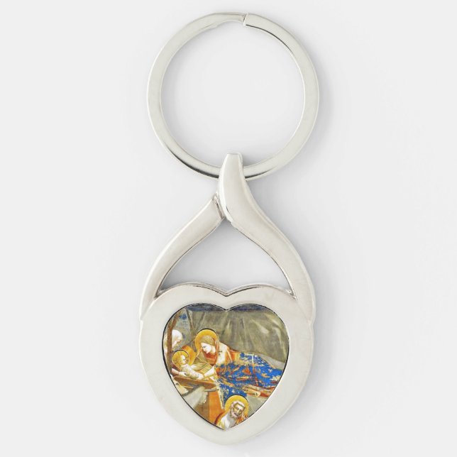 Nativity Birth of Jesus  Key Ring (Front)