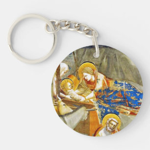 Nativity Birth of Jesus Key Ring