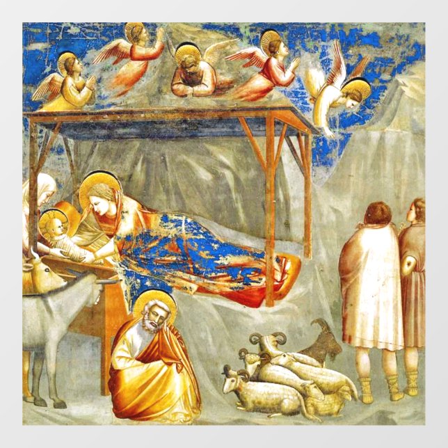 Nativity Birth of Jesus  Window Cling (Sheet)