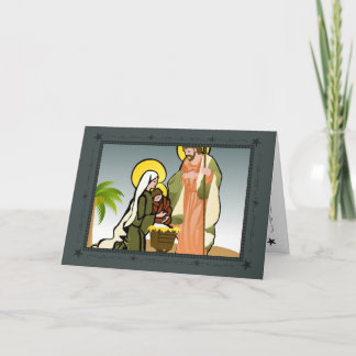 Nativity (Blue) | Christmas / Greeting Cards