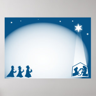Nativity Border Poster