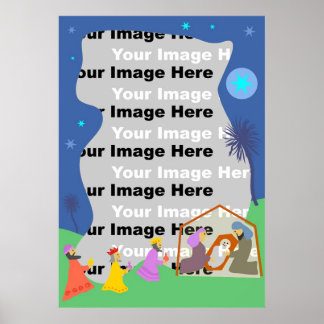 Nativity Border Poster
