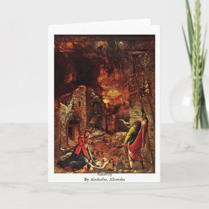 Nativity By Altdorfer, Albrecht Holiday Card