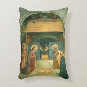 Nativity by Fra Angelico Decorative Cushion