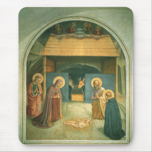 Nativity by Fra Angelico Mouse Mat