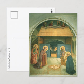 Nativity by Fra Angelico Postcard
