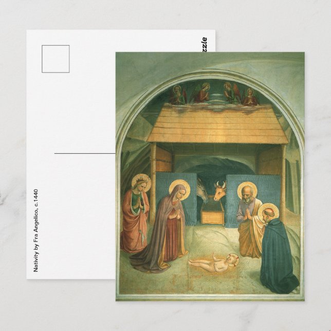 Nativity by Fra Angelico Postcard (Front/Back)
