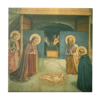 Nativity by Fra Angelico Tile