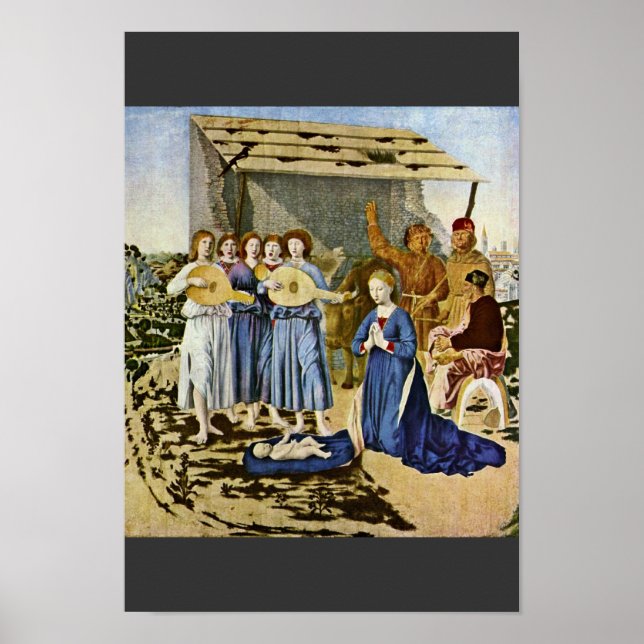 Nativity By Piero Della Francesca (Best Quality) Poster (Front)