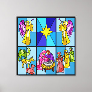 Nativity Canvas Print