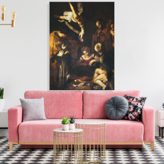 Nativity Canvas Print