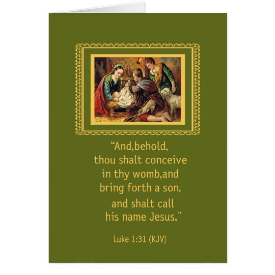 Nativity Card