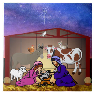 Nativity Ceramic Tile