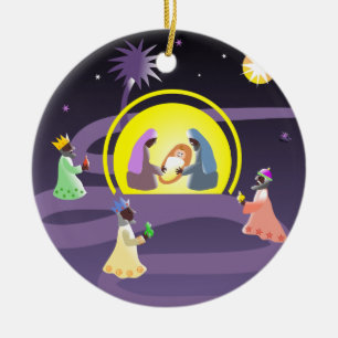 Nativity Ceramic Tree Decoration