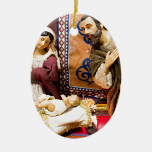 Nativity Ceramic Tree Decoration