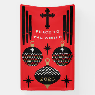 Nativity Christian Christmas Holiday Decor. Banner