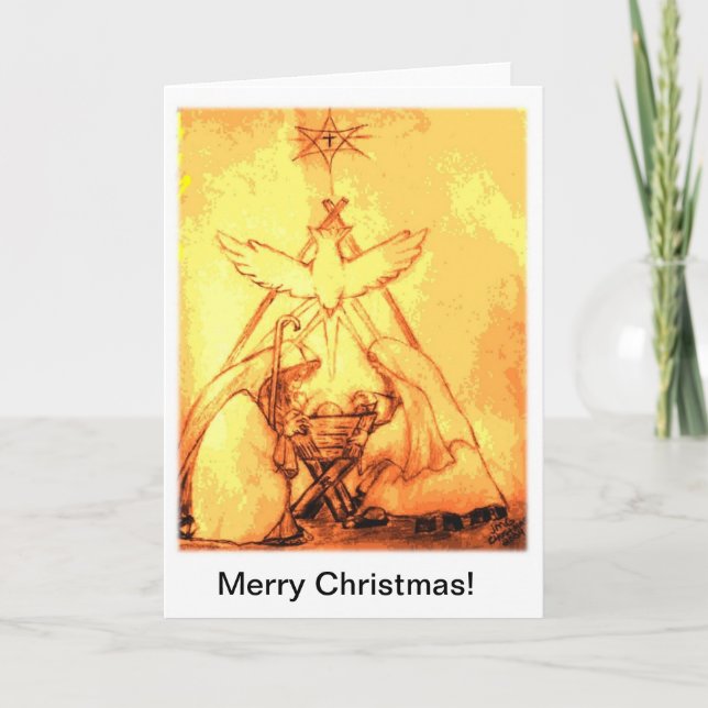 Nativity Christmas Card (Front)