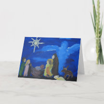 Nativity Christmas Card