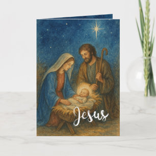 Nativity Christmas Card