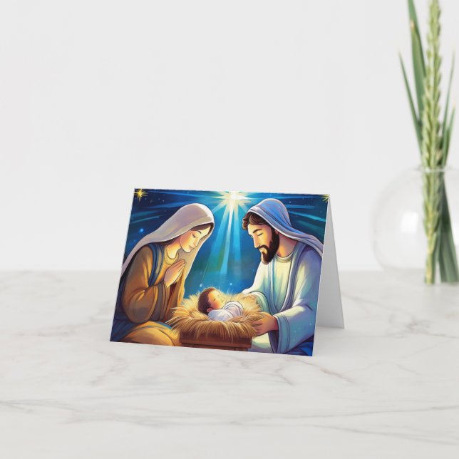 Nativity Christmas card (Front)