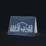 Nativity Christmas Card – Emmanuel God With Us<br><div class="desc">Celebrate the miracle of God with us through this nativity Christmas card,  featuring Matthew 1:23: “And they shall call his name Emmanuel,  which being interpreted is,  God with us.” A beautiful scene of the manger with Mary,  Joseph,  shepherds,  and wise men gathered around the newborn King.</div>