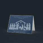 Nativity Christmas Card – Emmanuel God With Us<br><div class="desc">Celebrate the miracle of God with us through this nativity Christmas card,  featuring Matthew 1:23: “And they shall call his name Emmanuel,  which being interpreted is,  God with us.” A beautiful scene of the manger with Mary,  Joseph,  shepherds,  and wise men gathered around the newborn King.</div>