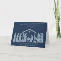 Nativity Christmas Card – Emmanuel God With Us