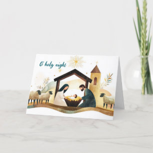 NATIVITY CHRISTMAS CARD FOR ANYONE