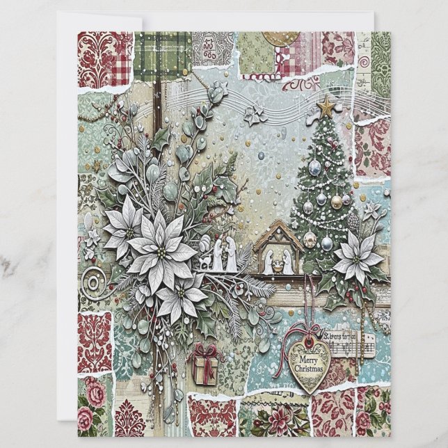 Nativity Christmas craft paper (Front)