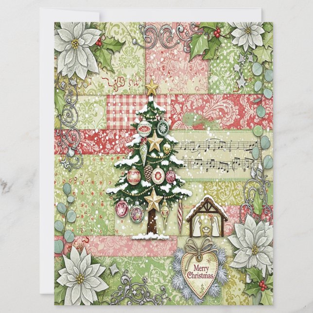 Nativity Christmas craft paper (Front)