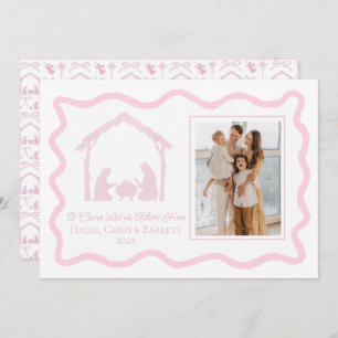 Nativity Christmas Greeting, Holiday Family Photo