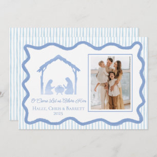 Nativity Christmas Greeting, Holiday Family Photo