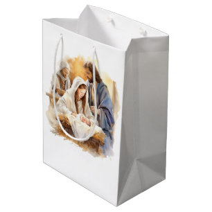 Nativity Christmas   Medium Gift Bag