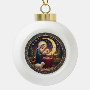 Nativity Christmas Ornament – Double-Sided