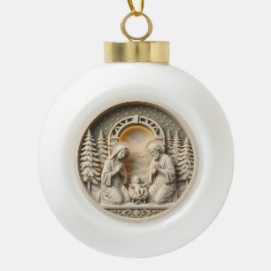 Nativity Christmas Ornament – Holy Family 2